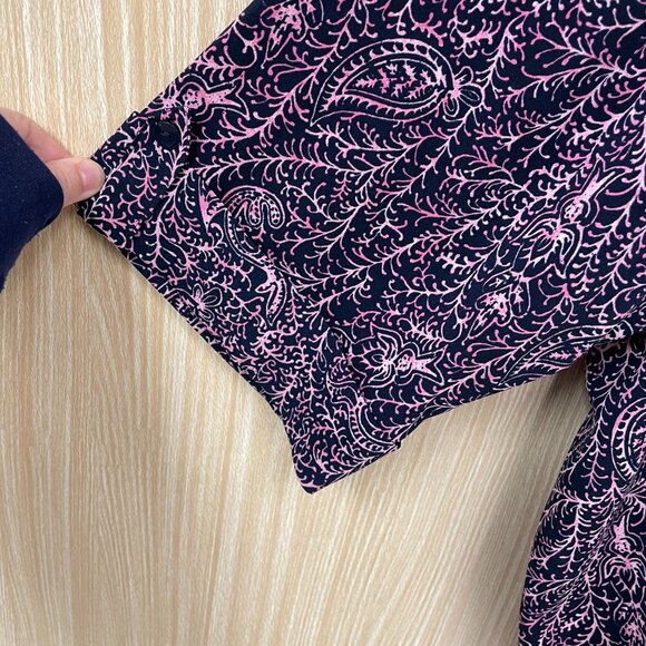 Catherines Pink Print top size 26/28WP - Picture 3 of 4